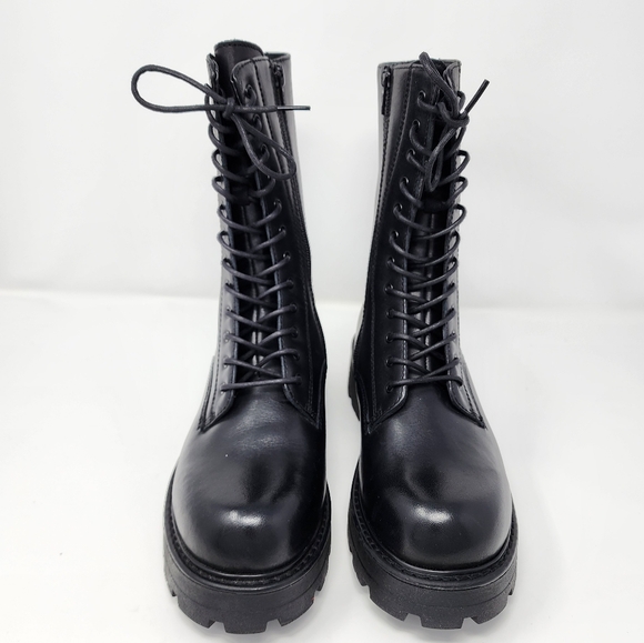 NIB Vagabond Shoemakers Cosmo 2.0 Leather Lace-Up Combat Boots Size 7 - Picture 2 of 11